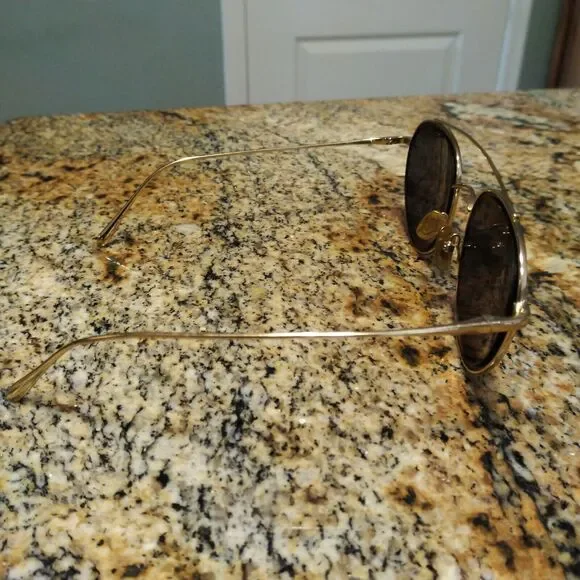 Sama Eyeglasses Sunglasses Frame 57-19-140 Titanium Gold Full Rim